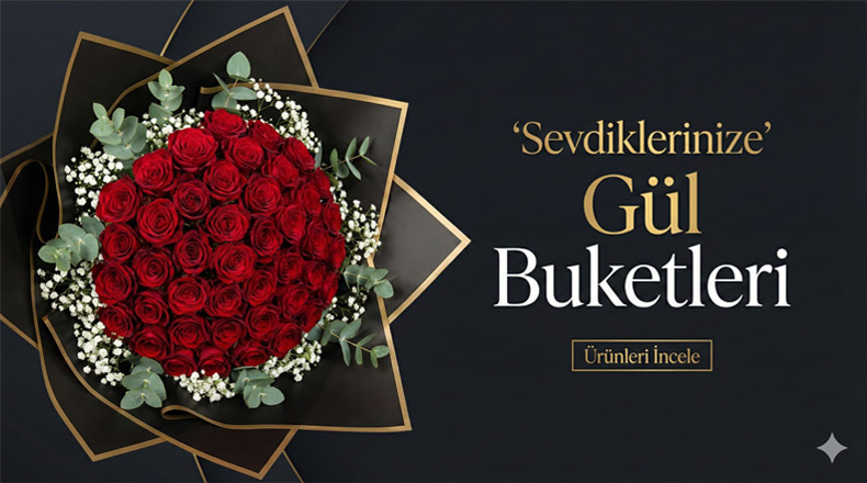Gül Buketleri - Erbaa Çiçekçi