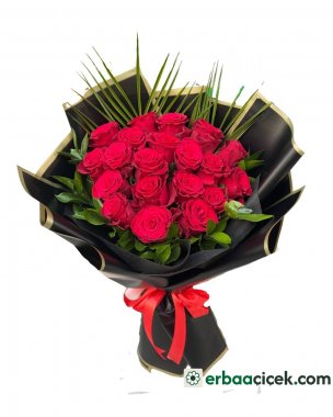 20 Li Kırmızı Gül Buketi